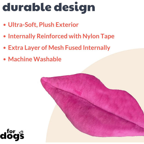 Lulubelles Power Plush Dog Toy Hot Lips - Poudre Pet & Feed Supply 3